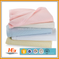 Manta de algodón pesada térmica de color sólido de los fabricantes